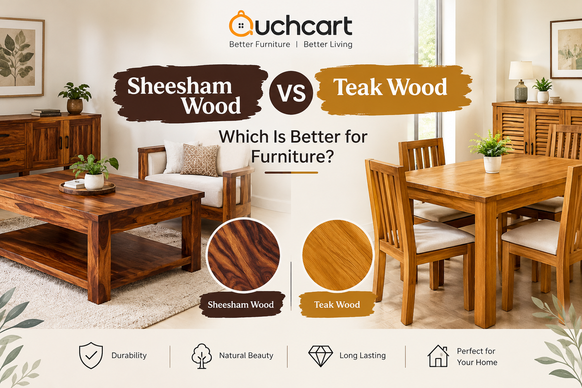 Sheesham Wood vs Teak Wood: Which Is Better for Furniture?