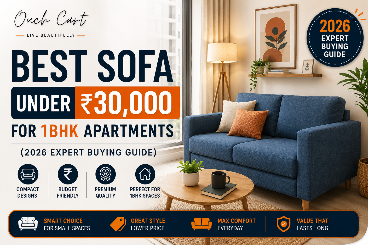 Best Sofa Under ₹30,000 for 1BHK Apartments (2026 Expert Buying Guide)