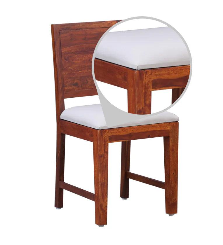 Sheesham Wood 6 Seater Dining Set In Provincial Teak Finish - Ouch Cart