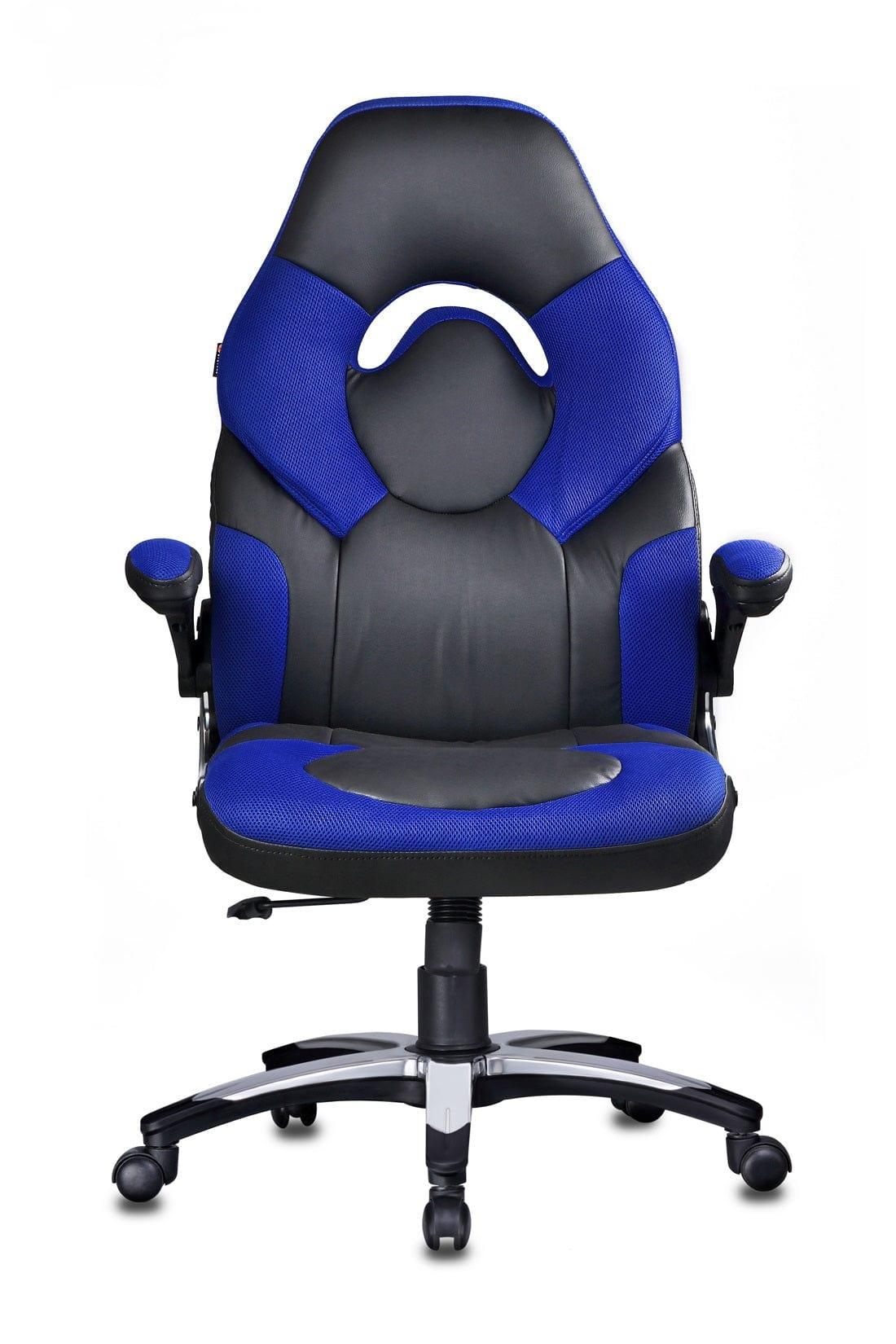 Stylish Designer chair in Black/Blue - Ouch Cart