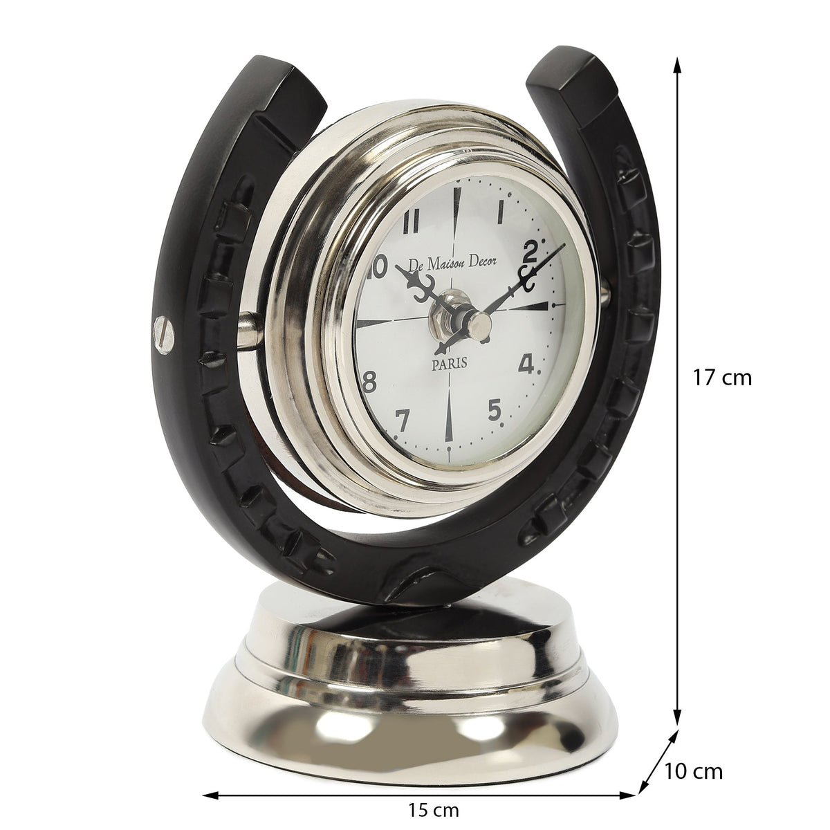 Equestrian Table Clock M.M.I. OVERSEAS