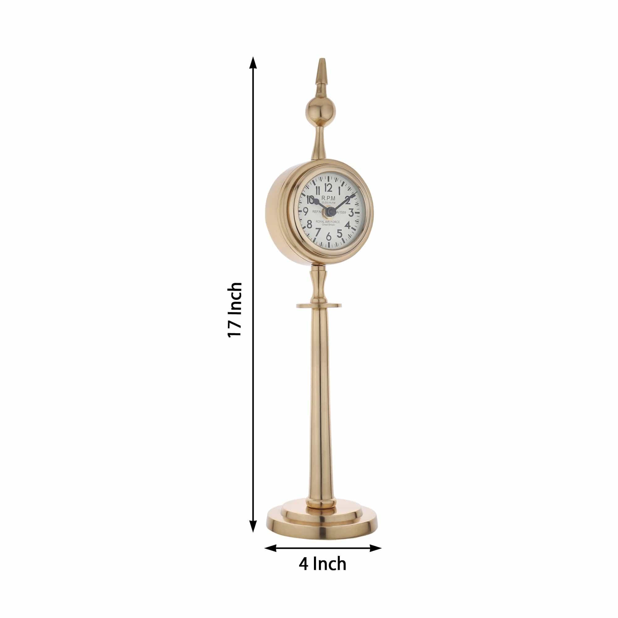Majestic Spire Clock Gold - Ouch Cart