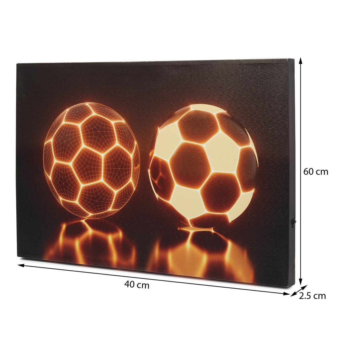 Soccer Ablaze LED Wall Art M.M.I. OVERSEAS