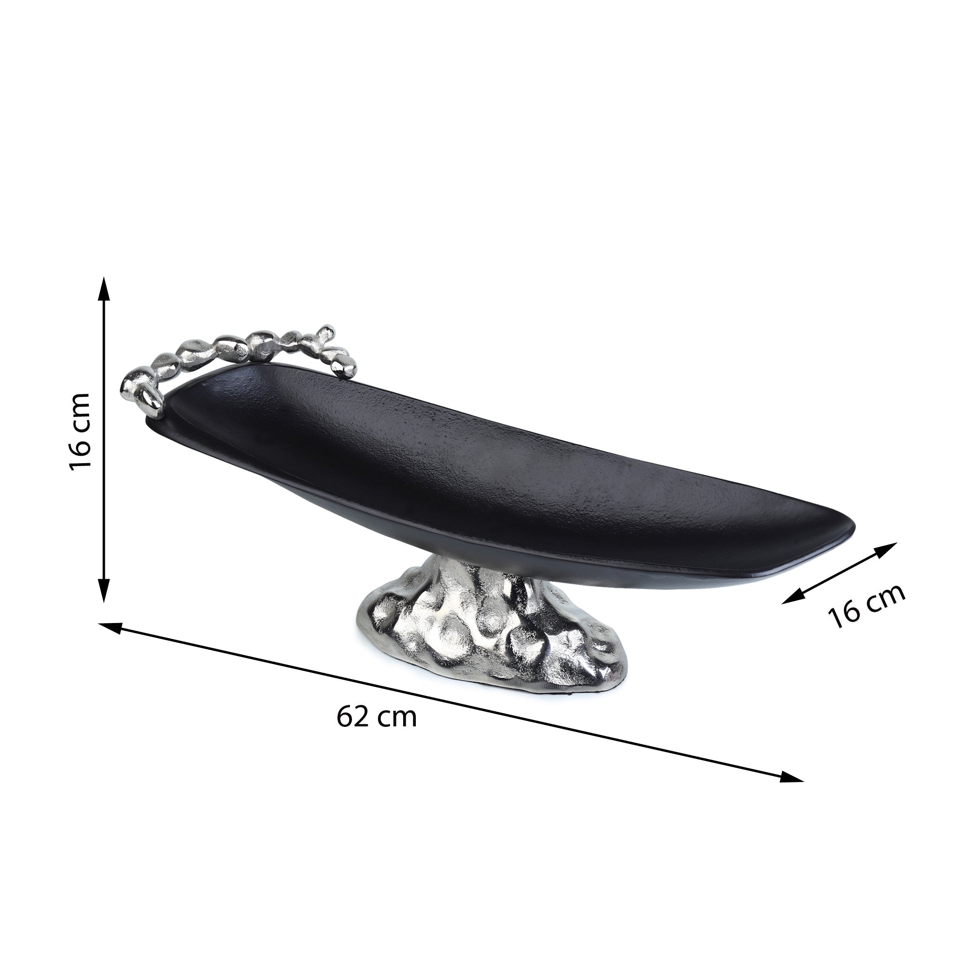 Stones Orivia Silver Platter Large M.M.I. OVERSEAS