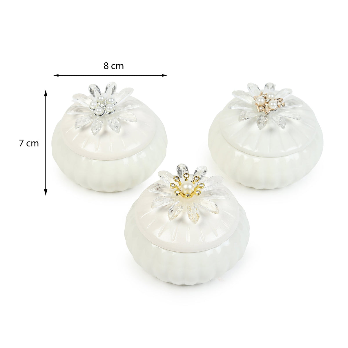 Sunpetal Porcelain Box Set M.M.I. OVERSEAS