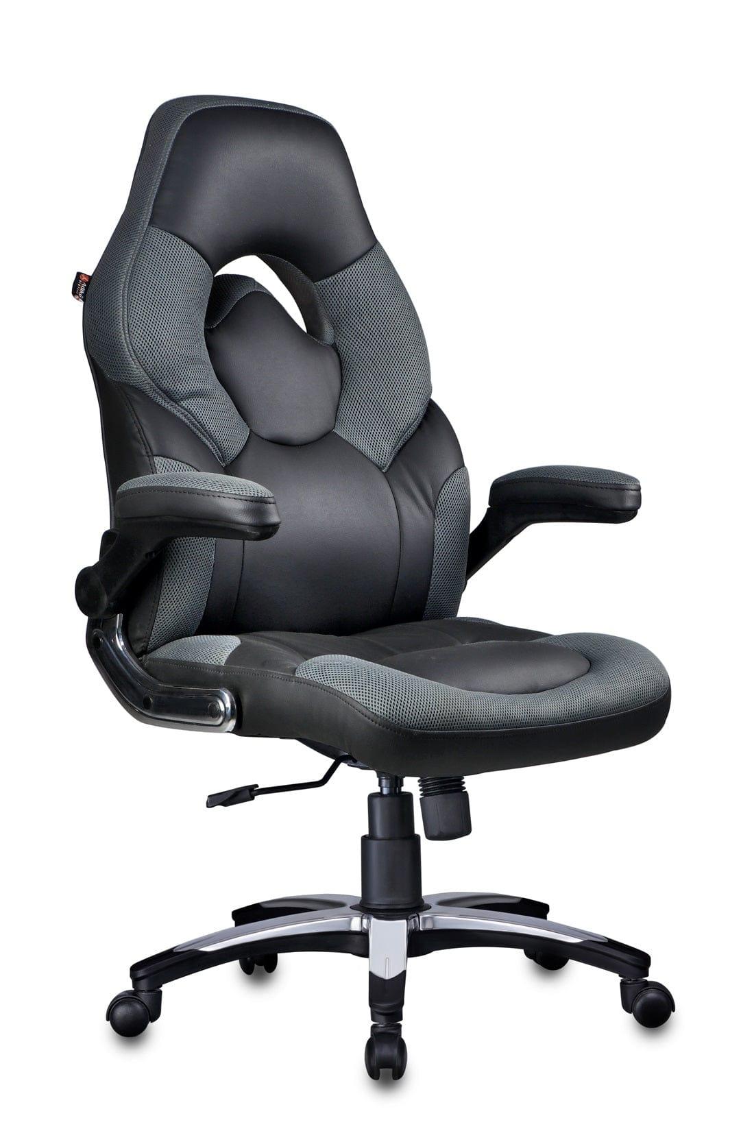 Stylish Designer chair in Black / Grey - Ouch Cart