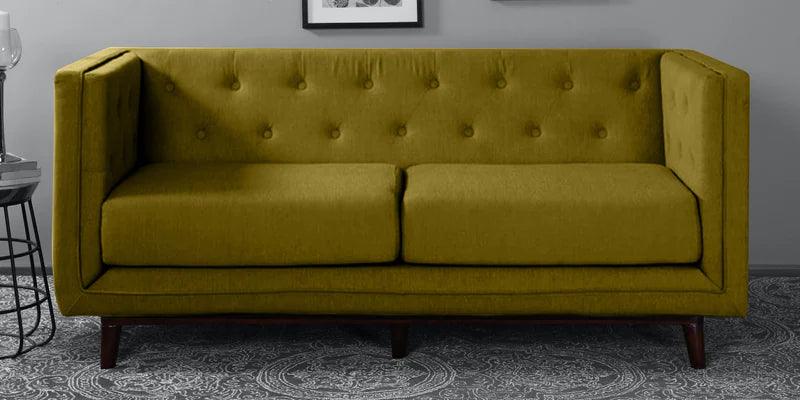 Fabric 3 Seater Sofa In Ice Blue Colour - Ouch Cart