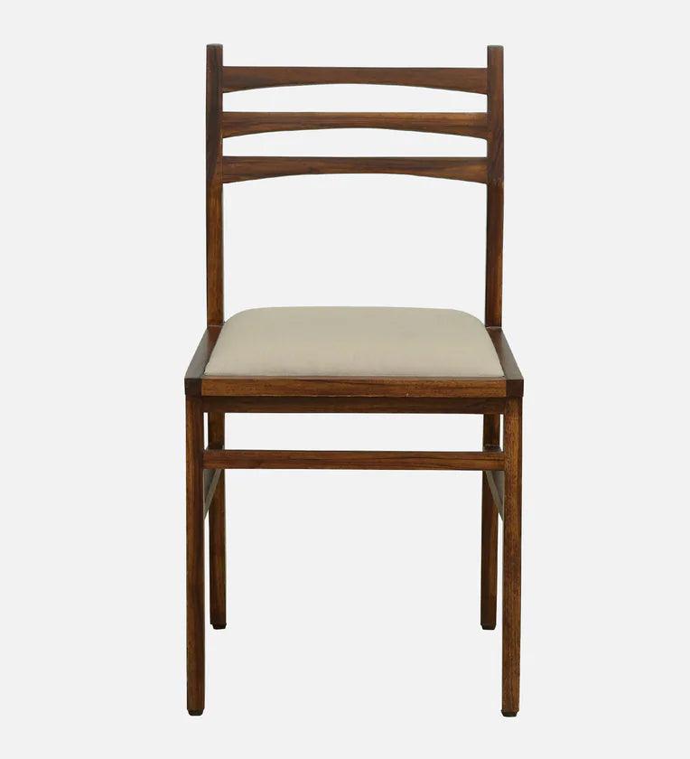 Imported Latin Teak Wood 6 Seater Dining Set In Provincial Teak Finish - Ouch Cart