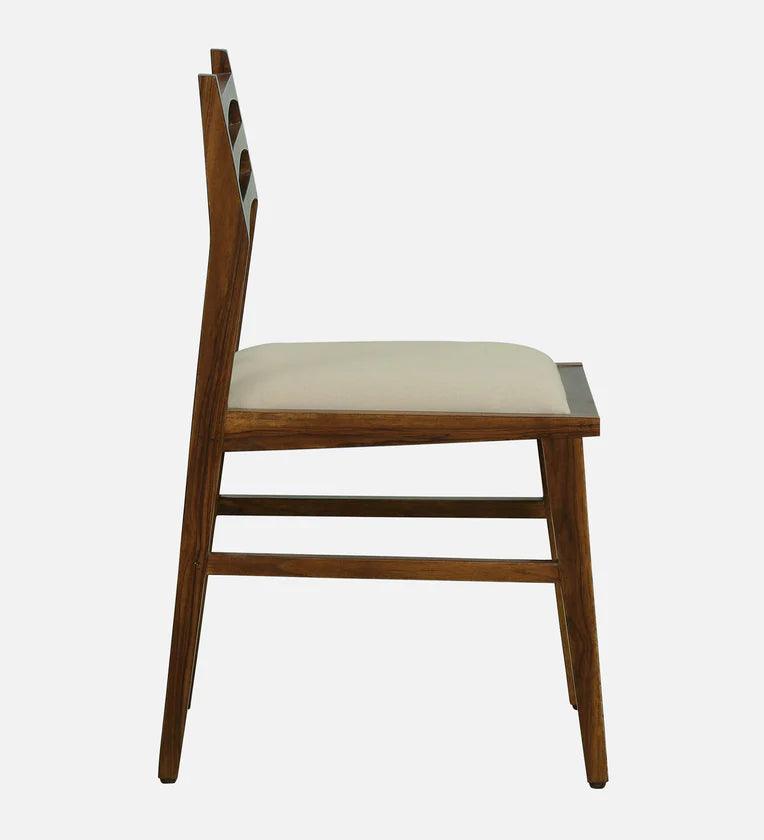 Imported Latin Teak Wood 6 Seater Dining Set In Provincial Teak Finish - Ouch Cart