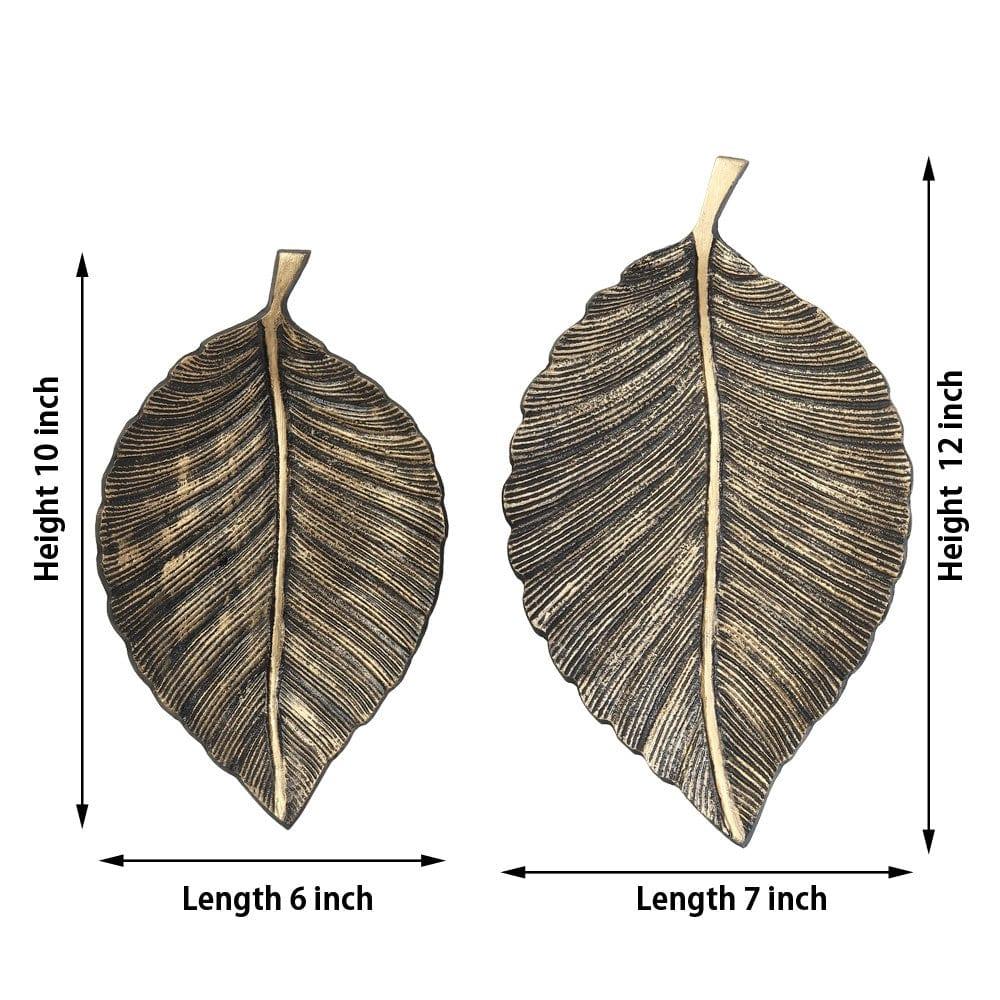 Leafy Affair- the Black Gold Tray set - Ouch Cart