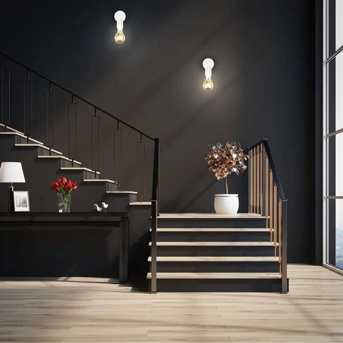 Ostaria Wall Sconce White - Ouch Cart