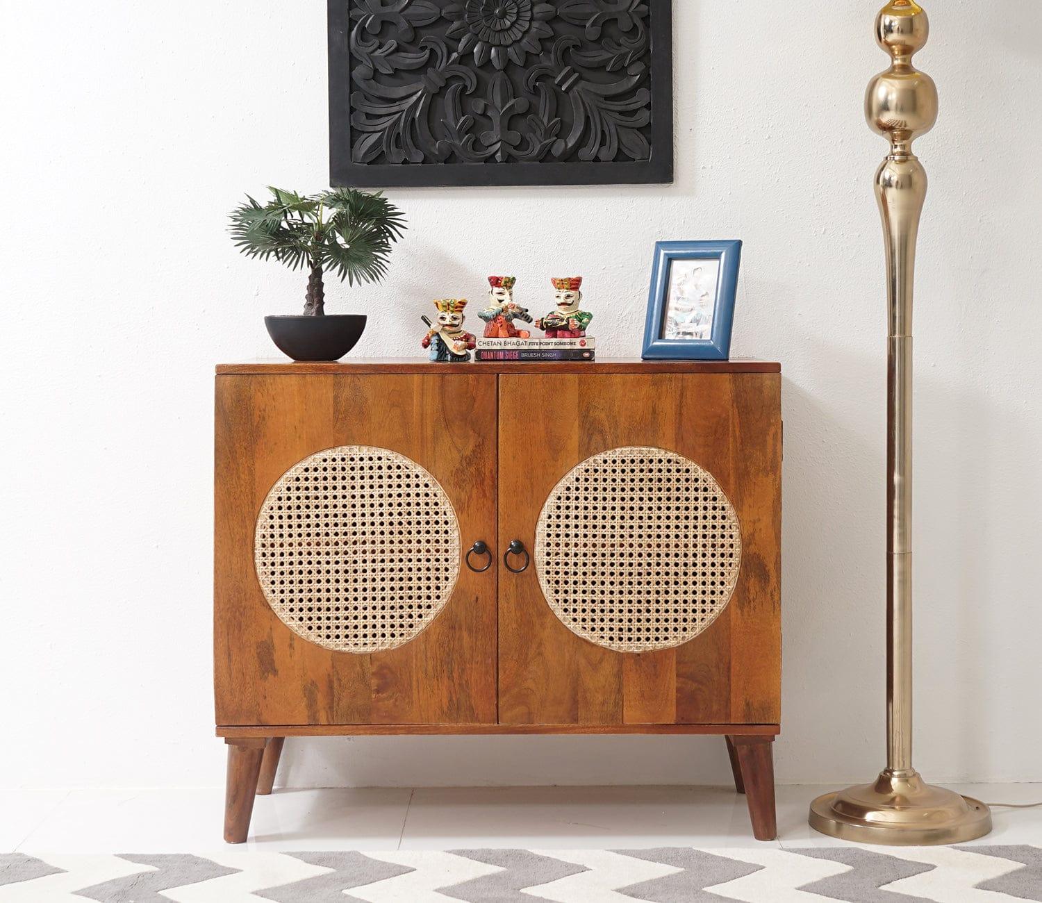 Josif 2 Door Cabinets and Sideboard (Natural Finish) - Ouch Cart