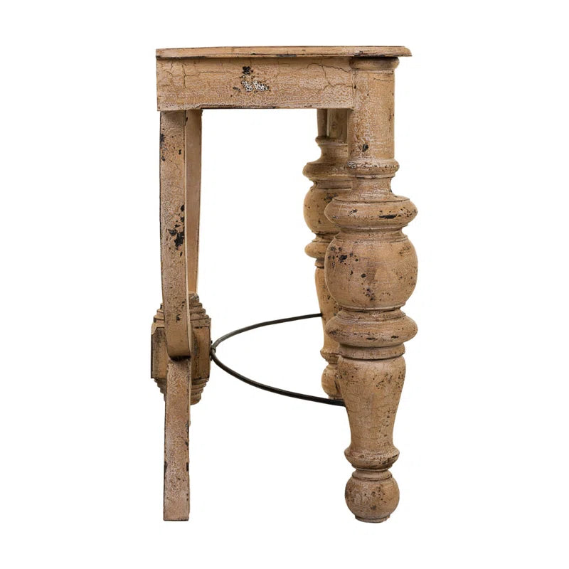 Delilah Solid Wood Console Table Ouch Cart