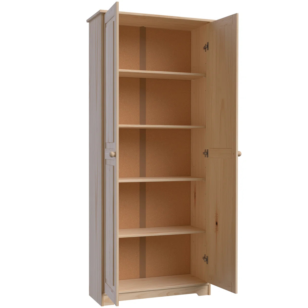 Jadian Freestanding Wardrobe Closet 1.0 4 Shelves 2 Drawers Modern Organization