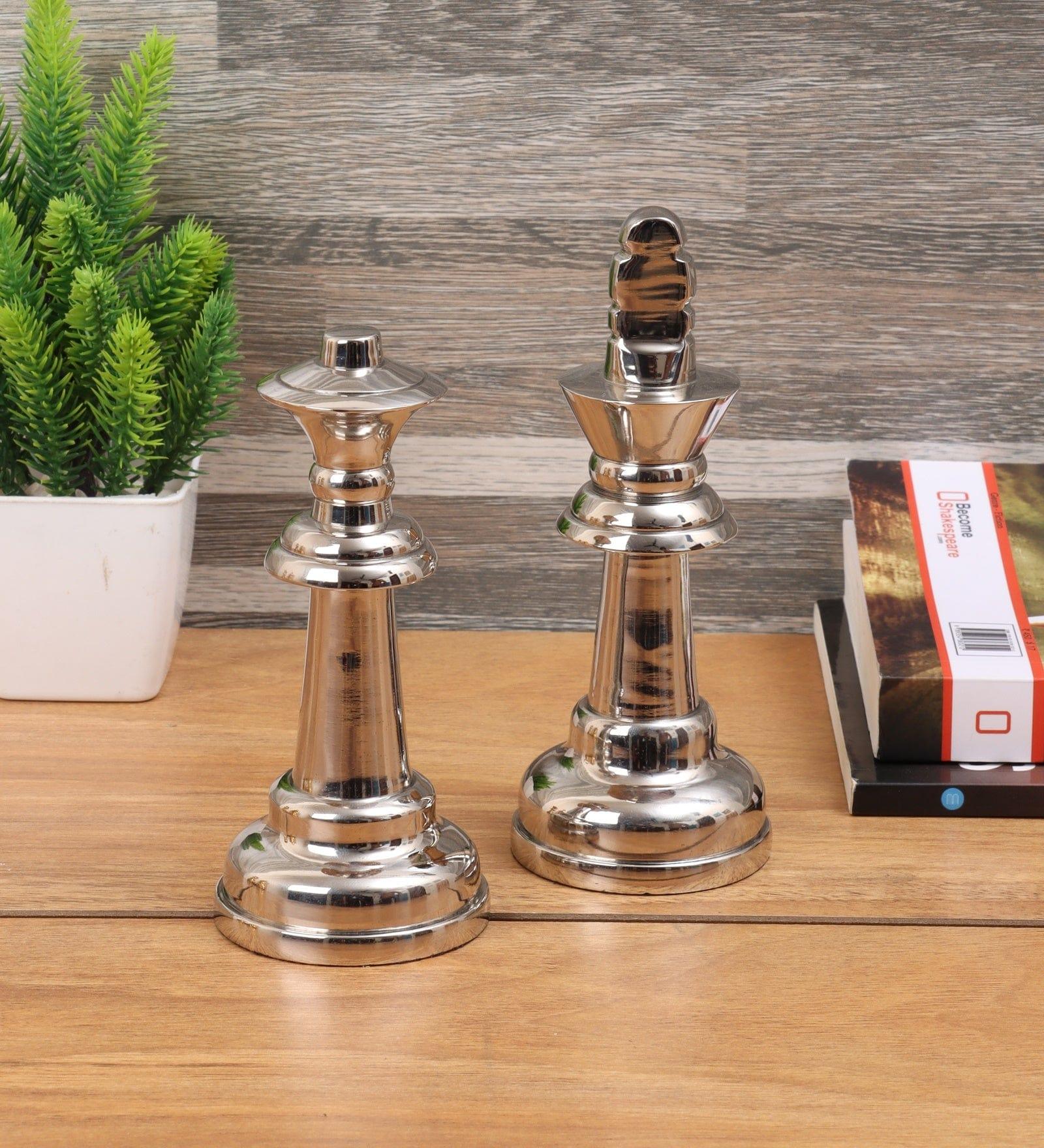 chess king queen nickel small - Ouch Cart