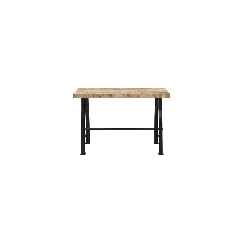 Jasiel Solid Wood Top Console Table Ouch Cart