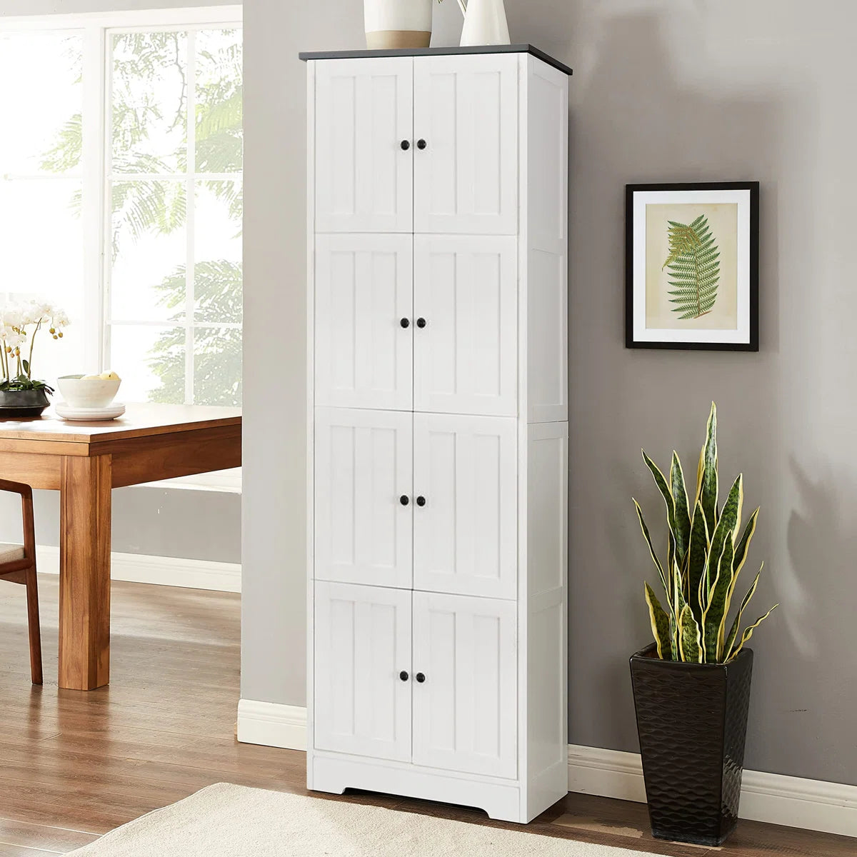 Behrett Solid Wood Armoire – Contemporary Wardrobe for Bedroom-OUCH CART | Wardrobe
