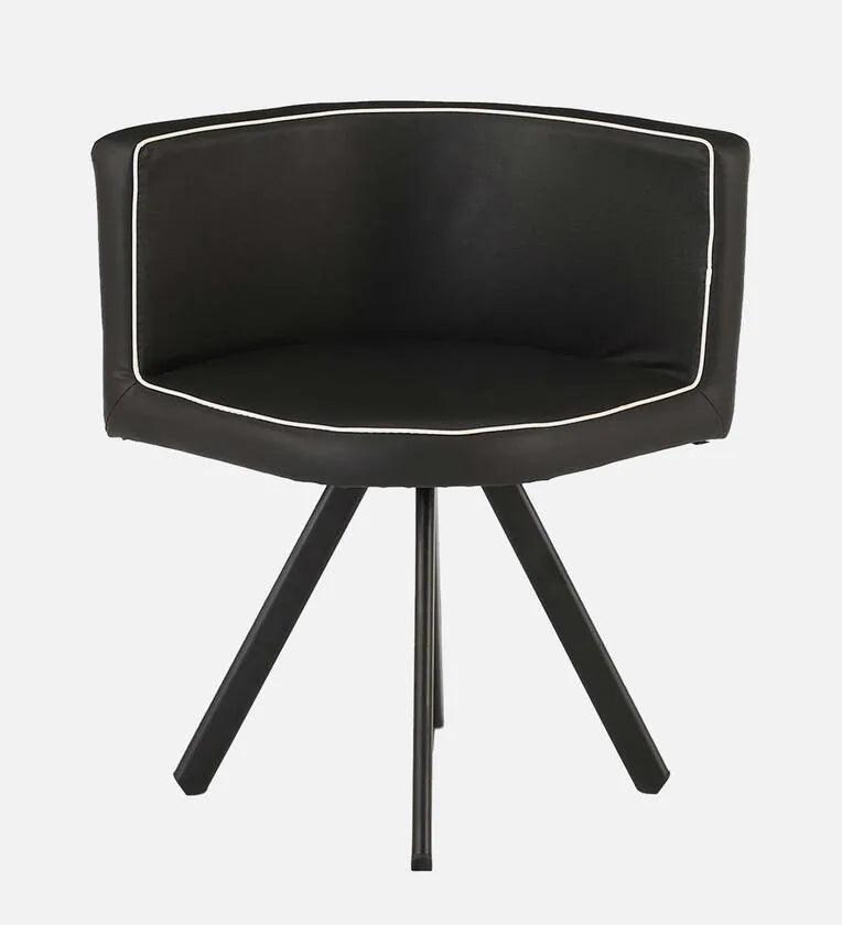 Jenna Metal 4 Seater Dining Set in Black Finish - Ouch Cart