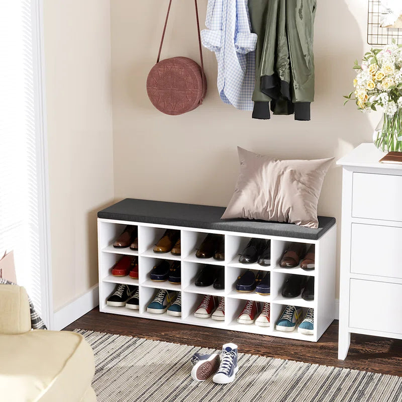 15 Pair Shoe Storage Bench OUCH CART