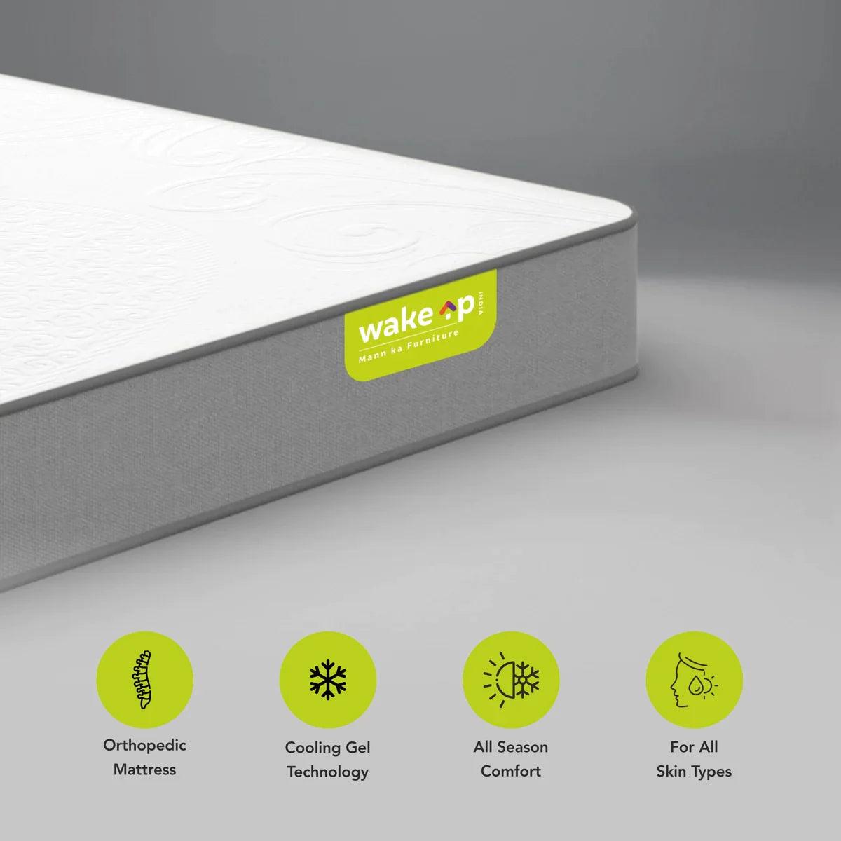 Imperious Orthopedic Memory Foam Mattress In White
