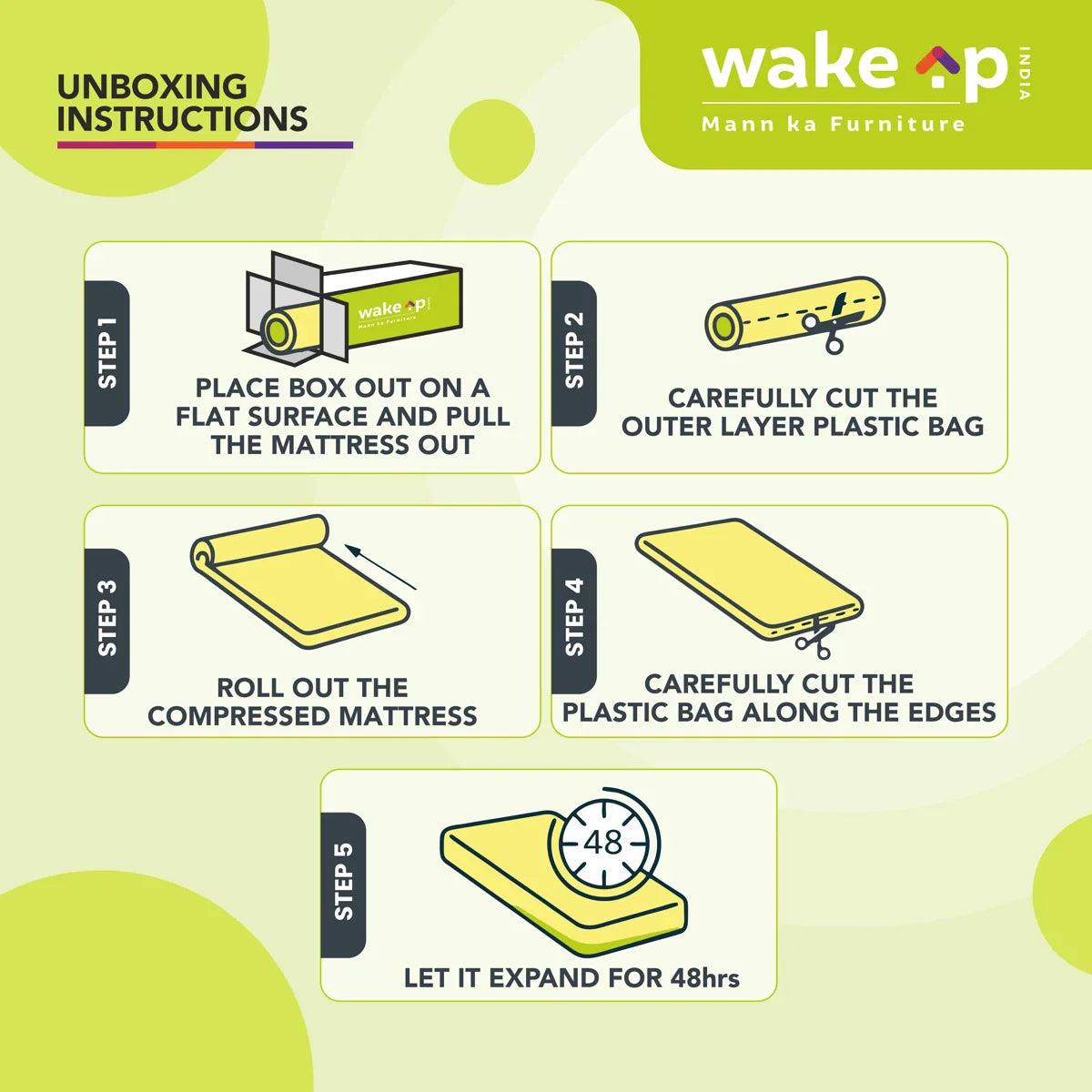 Imperious Orthopedic Memory Foam Mattress In White