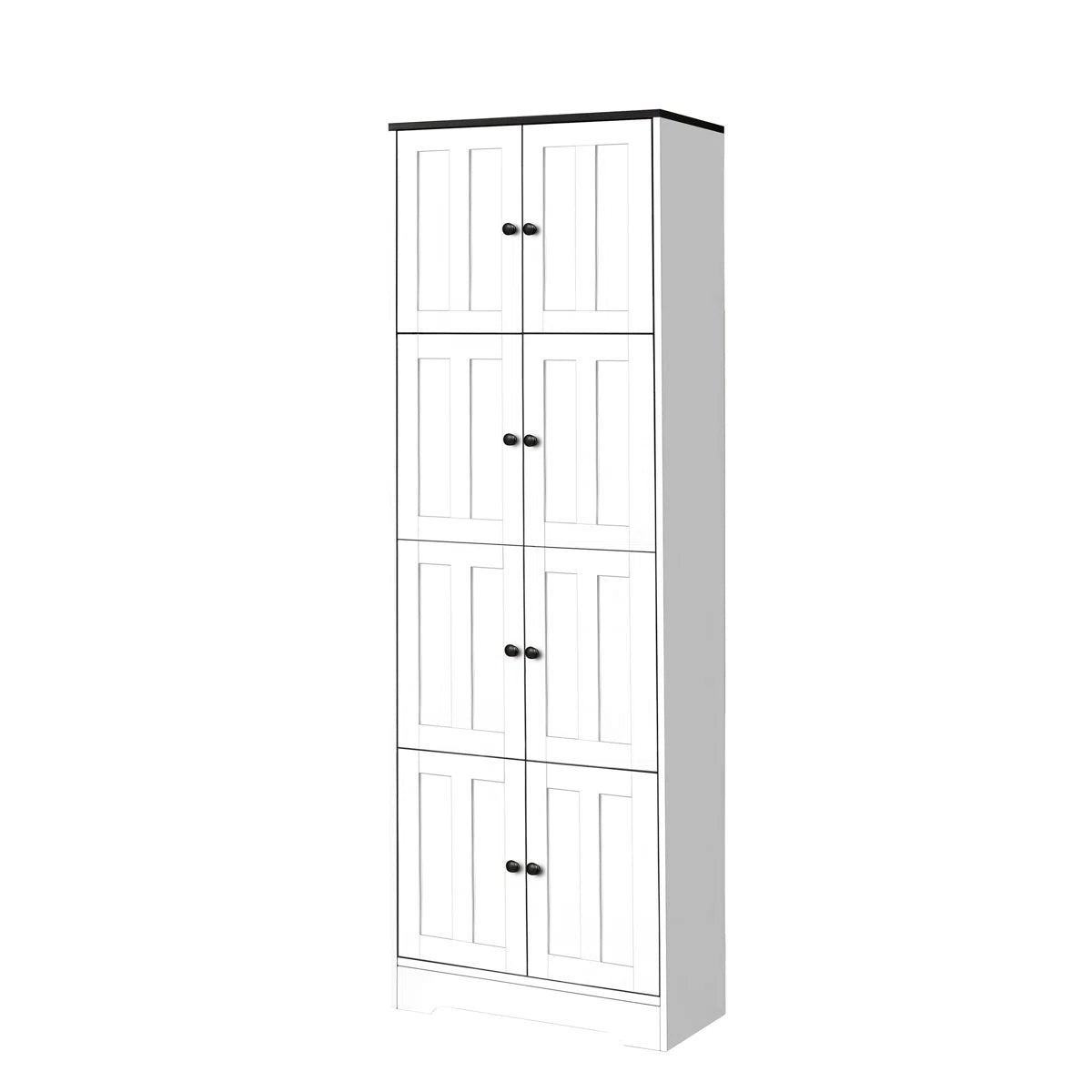 Behrett Solid Wood Armoire – Contemporary Wardrobe for Bedroom