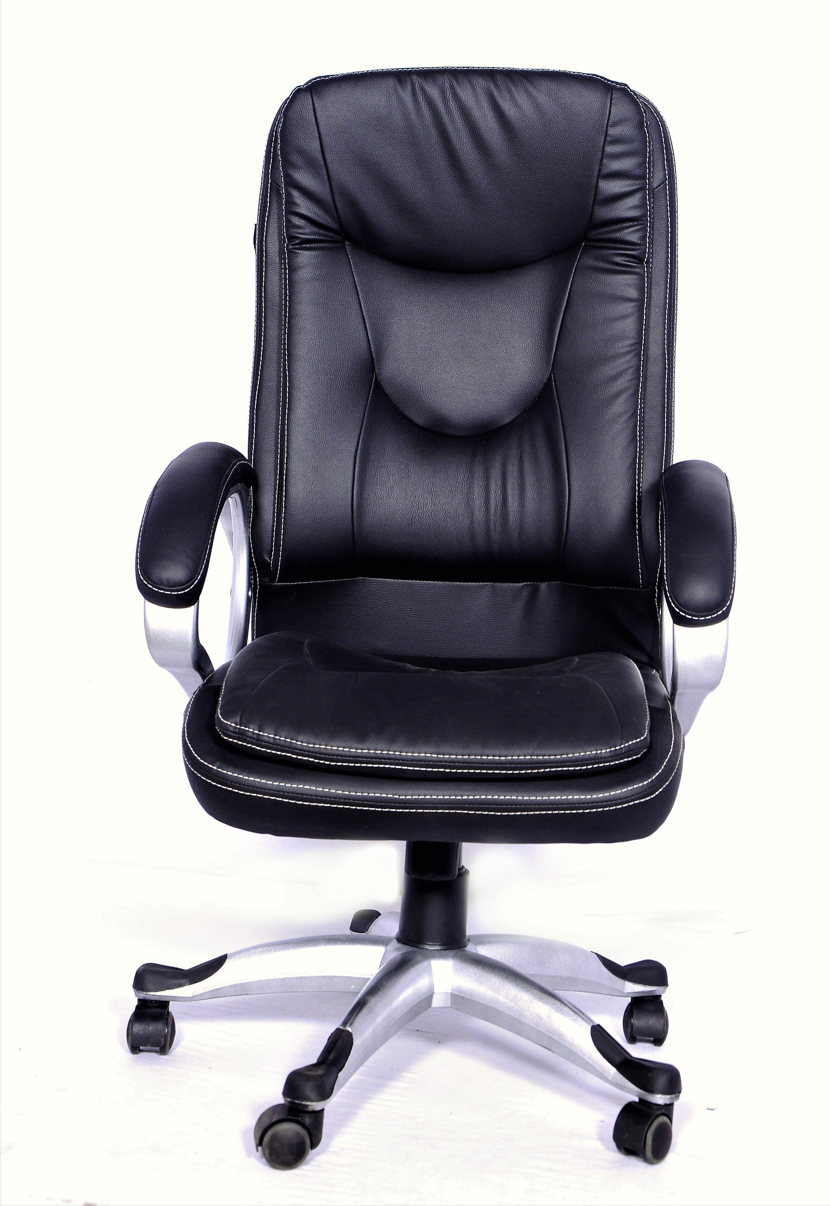Adiko High Back Executive Chair In Black - Ouch Cart | Office chair | Study chair