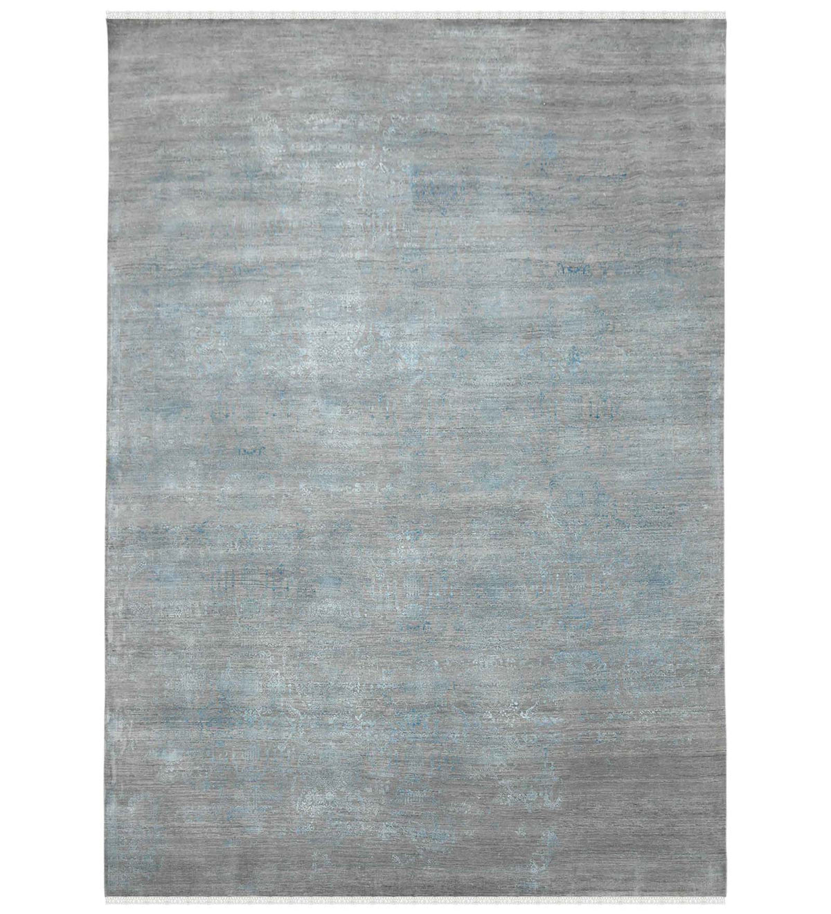 Pearl Transitional Pattern Hand Knotted Rectangle Anti-Skid Designer Carpet, Prayer Rug For Office Cabins, Small Living Spaces - 2'X3' Saraswati Global