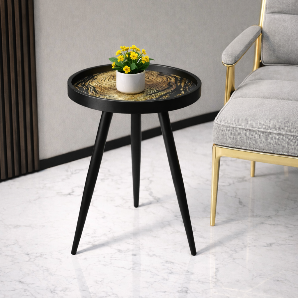 Oakveil Black Table Medium M.M.I. OVERSEAS