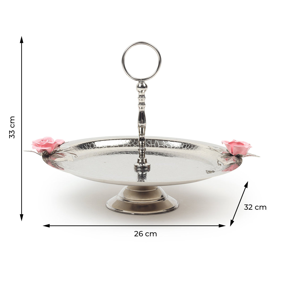 Petal Eclat Pink Cake Stand Ouch Cart
