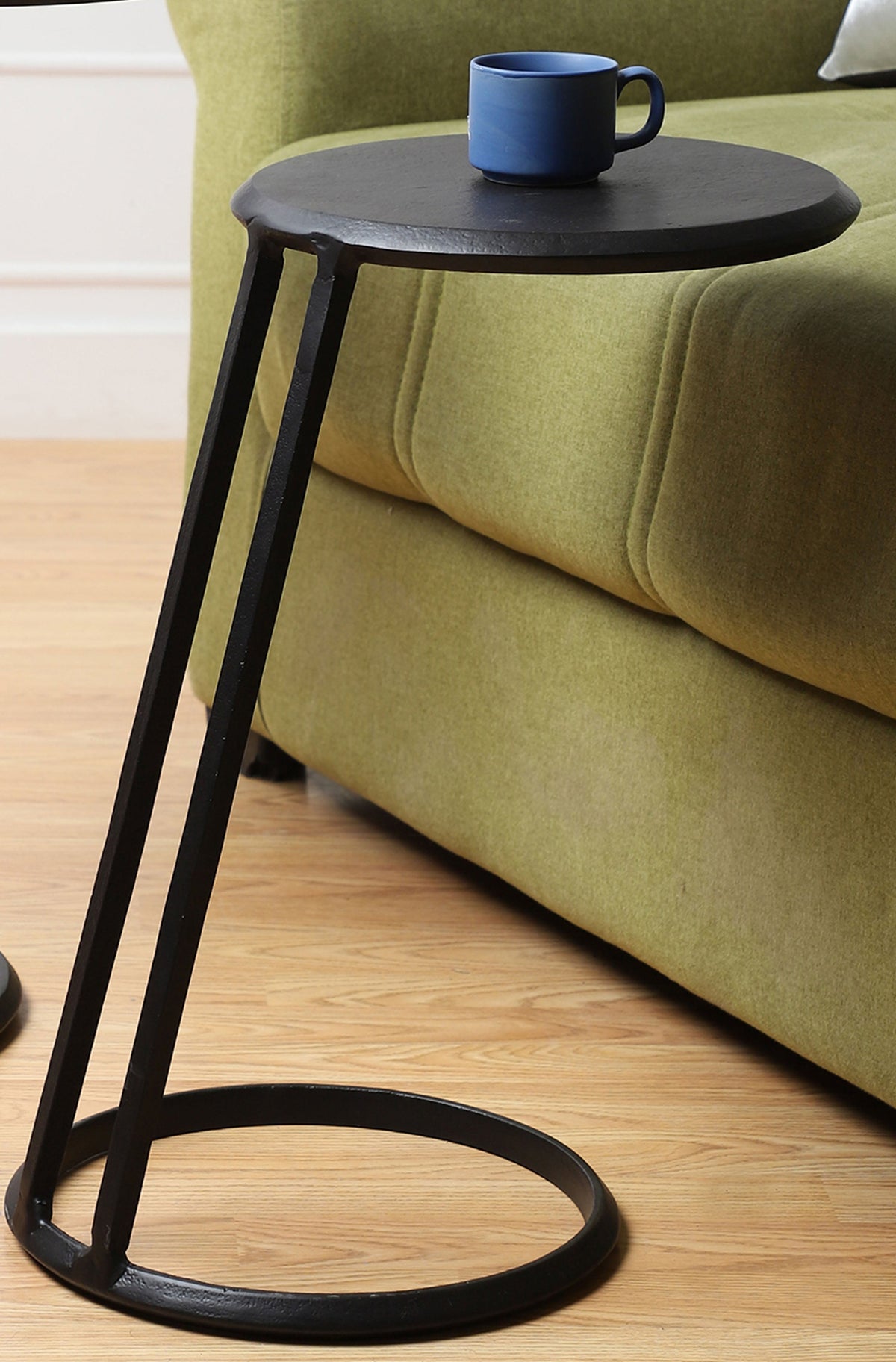 Slanted Nesting Tables by Décor de Maison in Raw Antique Gold Finish small size M.M.I. OVERSEAS