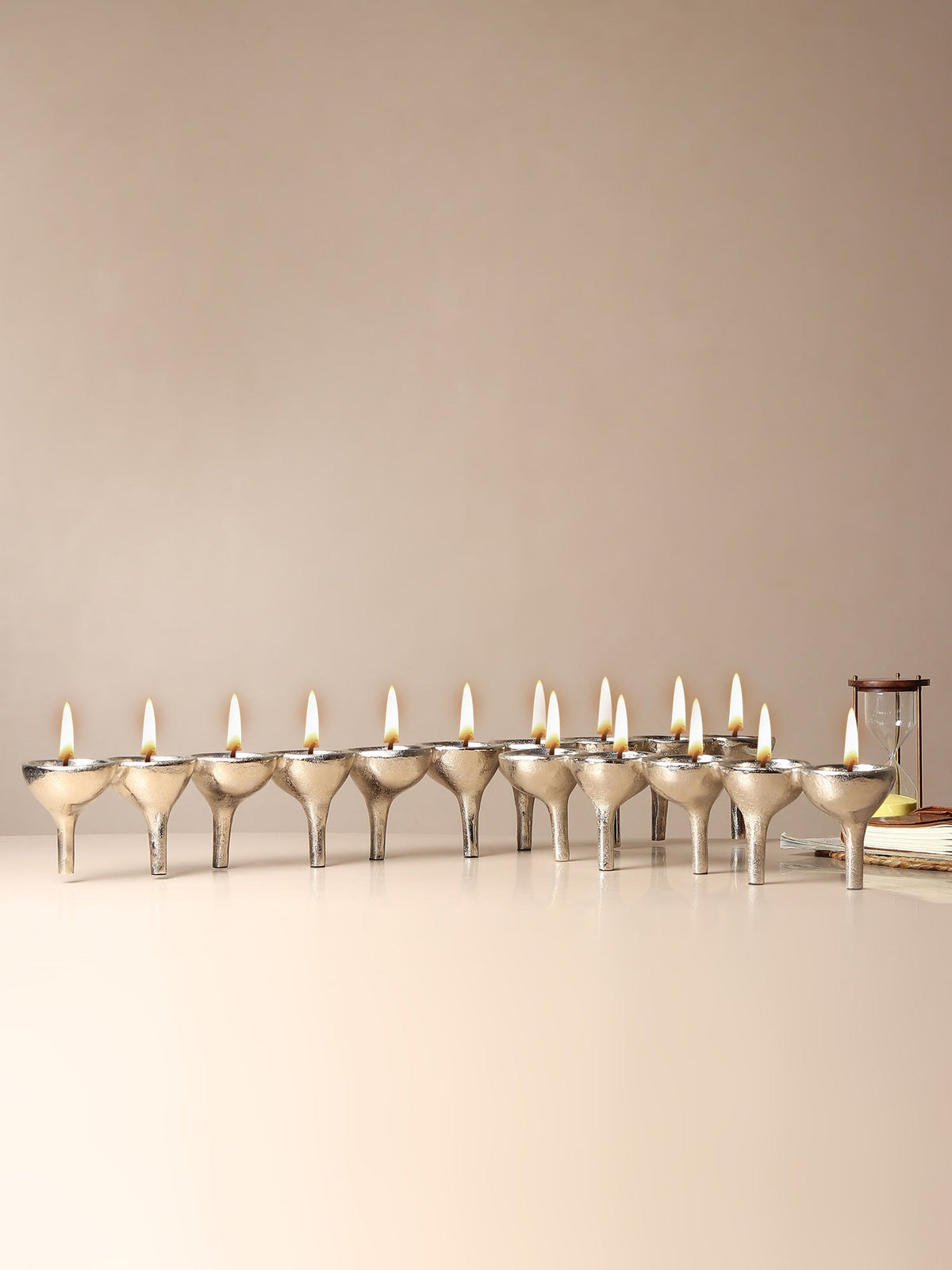 Rivera Candle & T-Light Holder – Set of 2 M.M.I. OVERSEAS
