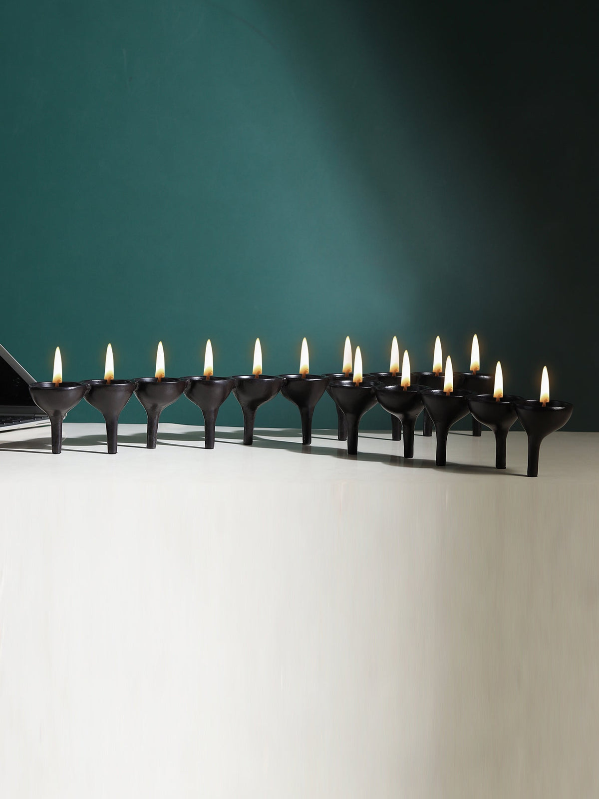 Rivera Candle & T-Light Holder – Set of 2 M.M.I. OVERSEAS