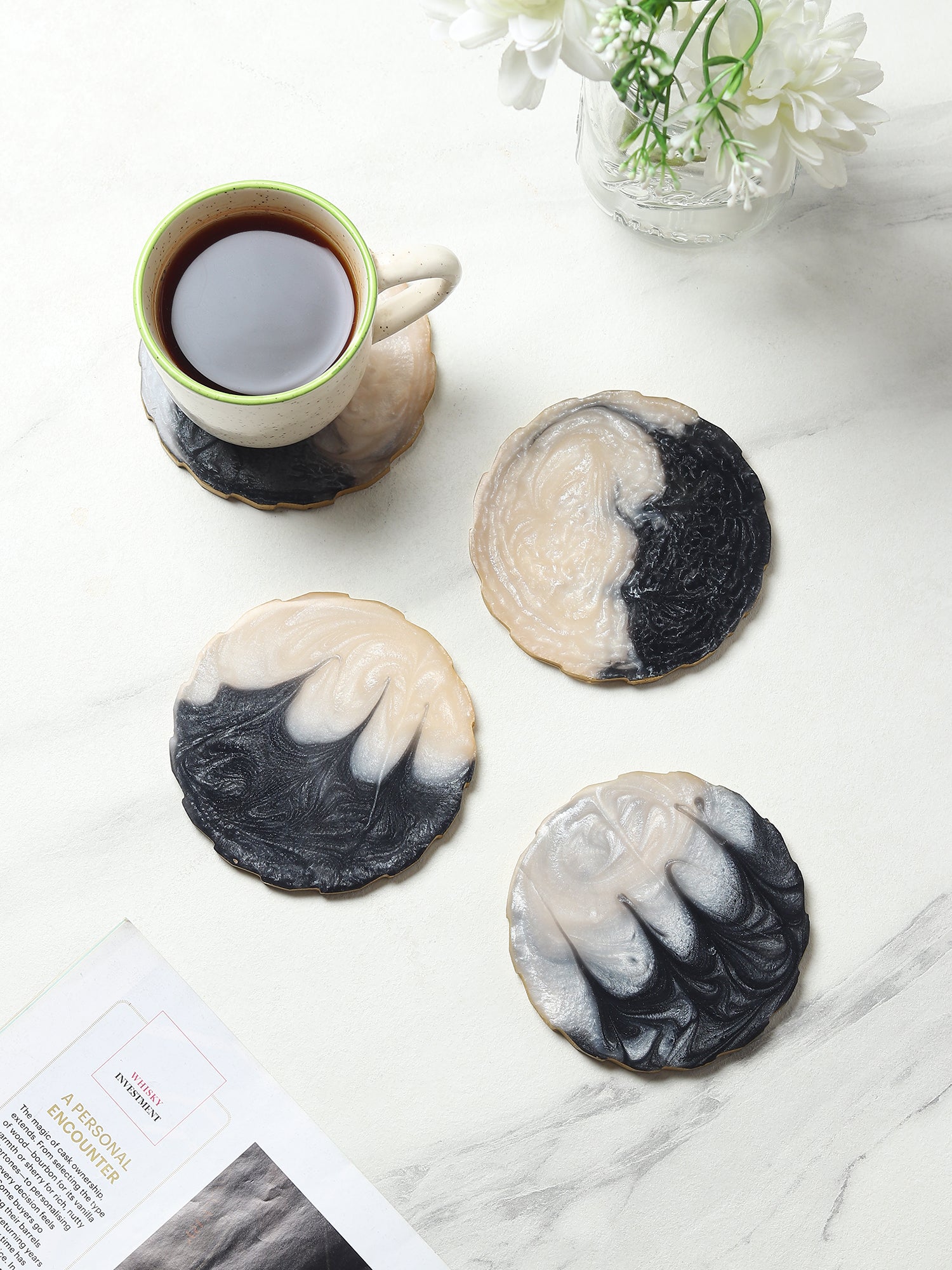 Azalea Coaster Set - OUCHCART