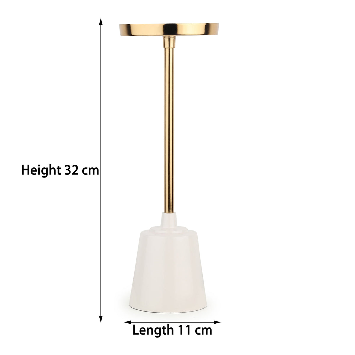 Altura Medio Gold Candle holder Medium M.M.I. OVERSEAS