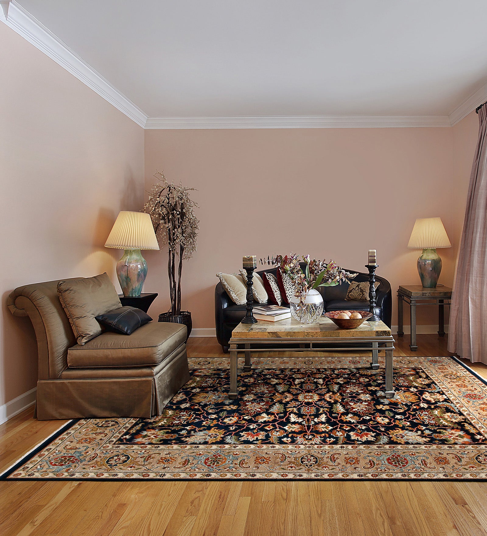 Heritage Classic Pattern Hand Knotted Rectangle Anti-Skid Designer Carpet, Prayer Rug For Office Cabins, Small Living Spaces - 3'X5'