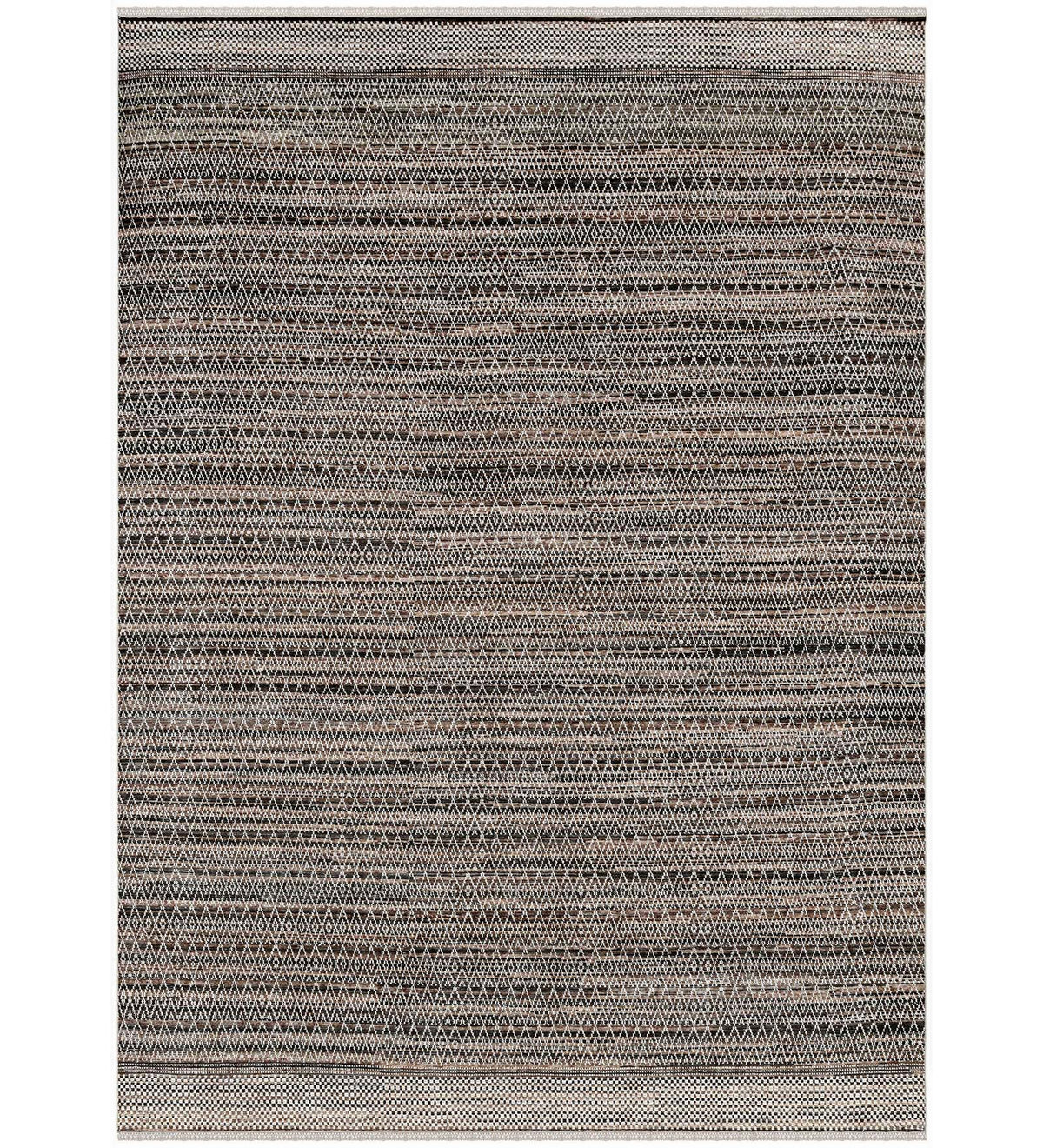 Metropolis Modern Pattern Hand Knotted Rectangle Anti-Skid Designer Carpet, Prayer Rug For Office Cabins, Small Living Spaces - 2'X3' Saraswati Global
