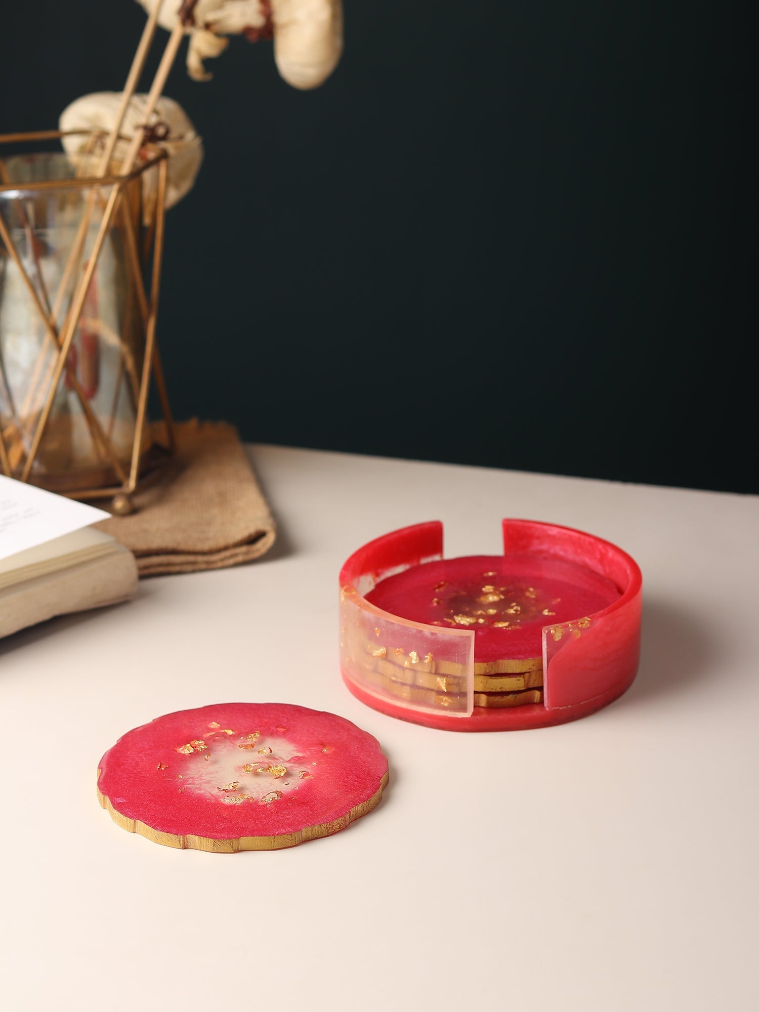 Quartz Glow Coaster Set M.M.I. OVERSEAS
