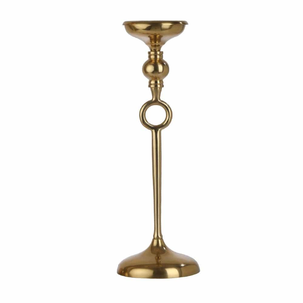 Ajna Small Gold Pillar Holder - Ouch Cart