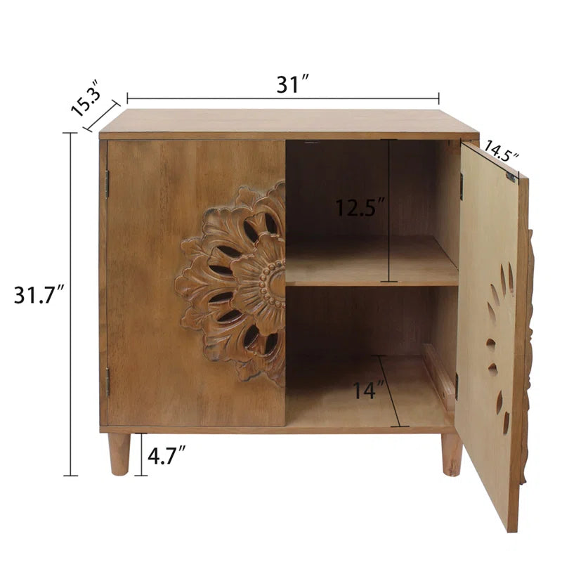 2-Door Cabinet Ouch Cart