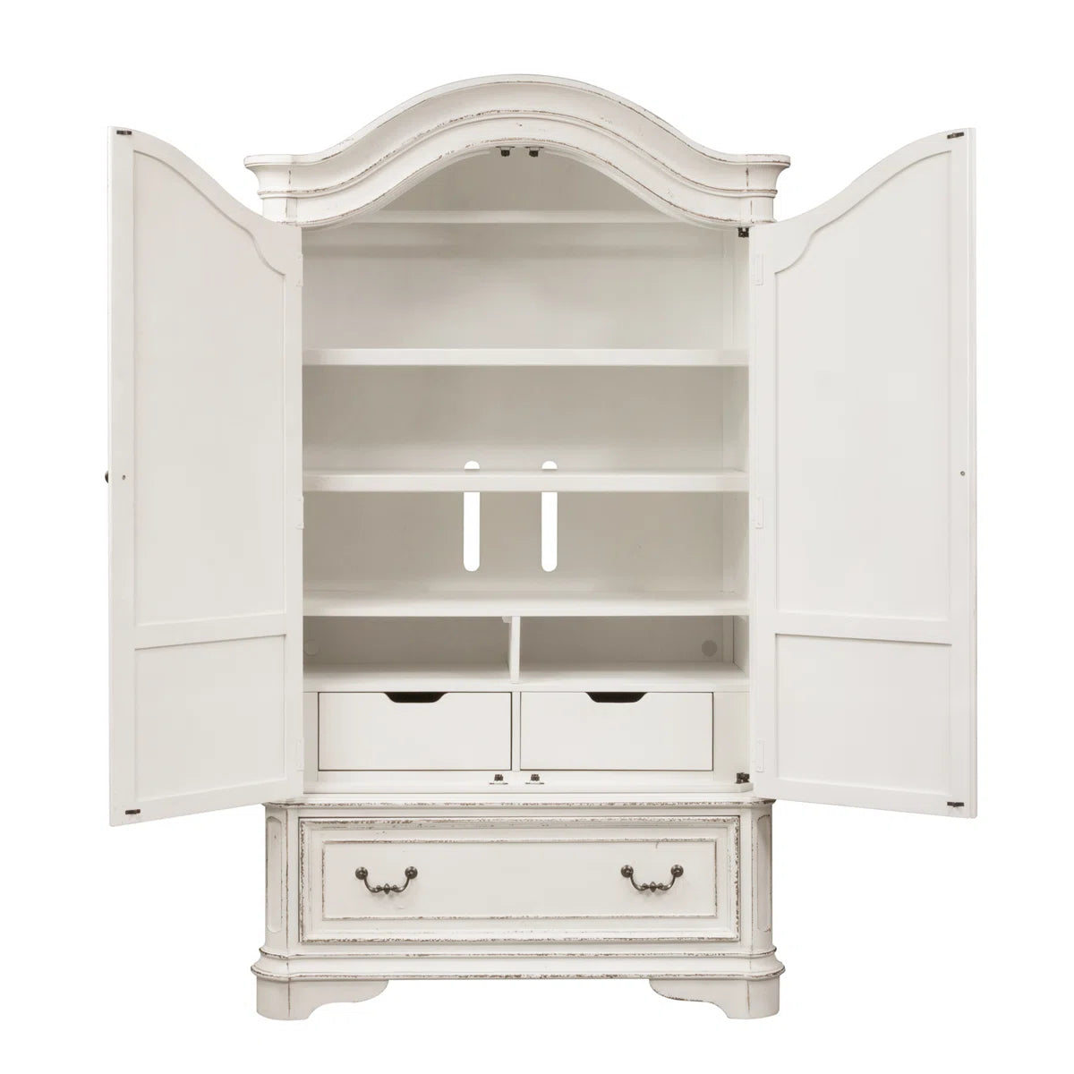 Casner Armoire Modern Bedroom Wardrobe Solid Wood Storage OUCH CART