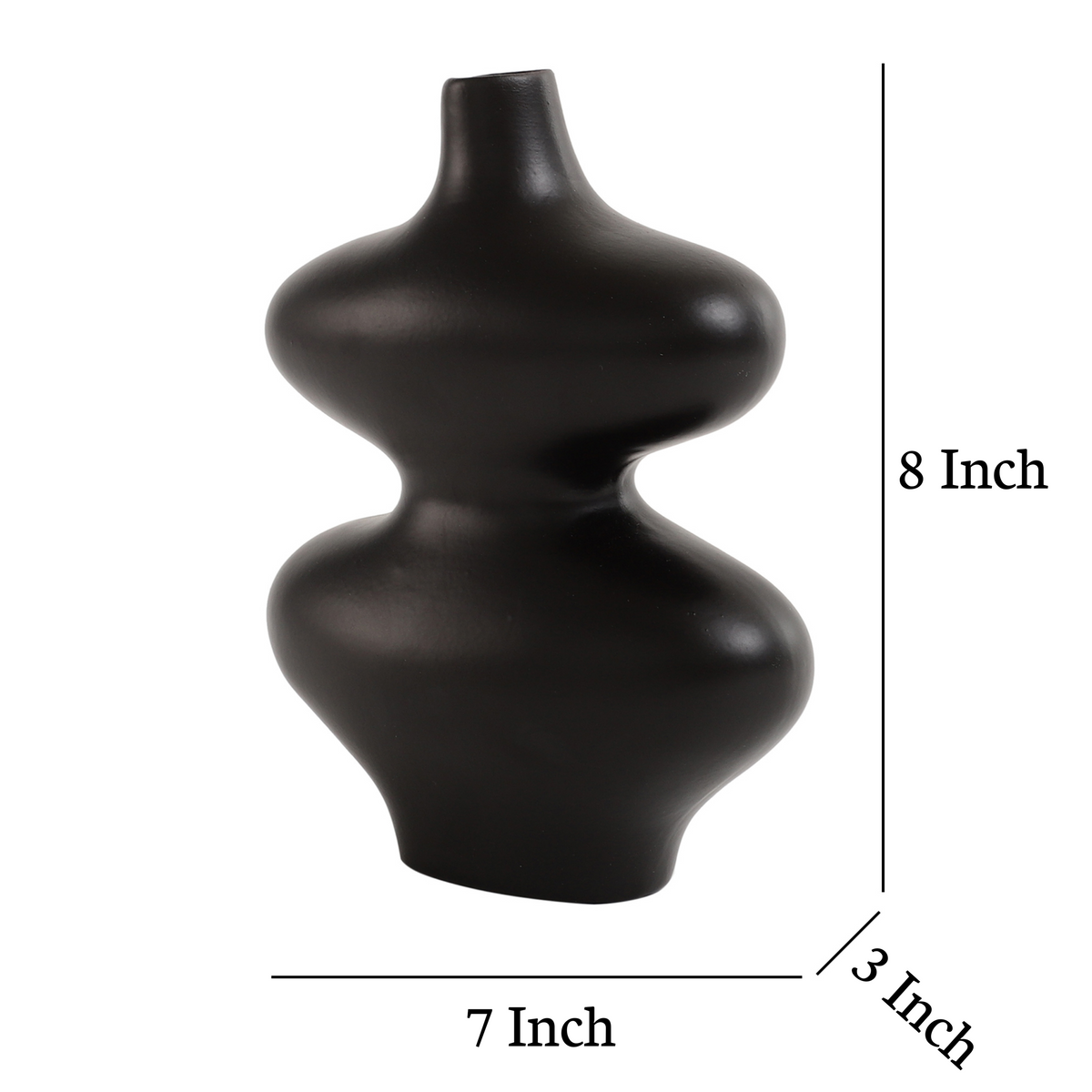 Ewan Black Vase M.M.I. OVERSEAS