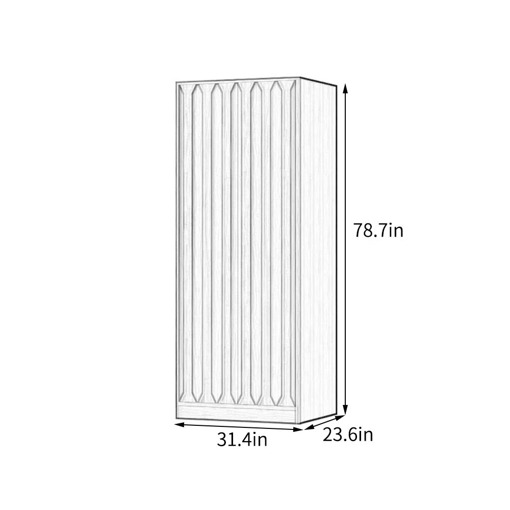 Exquisite European Retro Wardrobe – Stylish Light Luxury Bedroom Storage-OUCH CART | Wardrobe