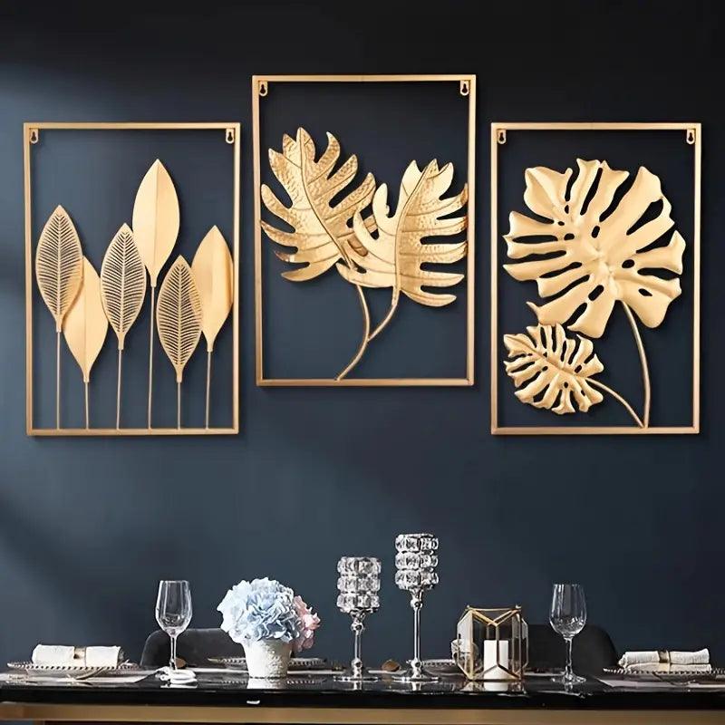 CUTTING SAT OF 3 WALL ART - Ouch Cart