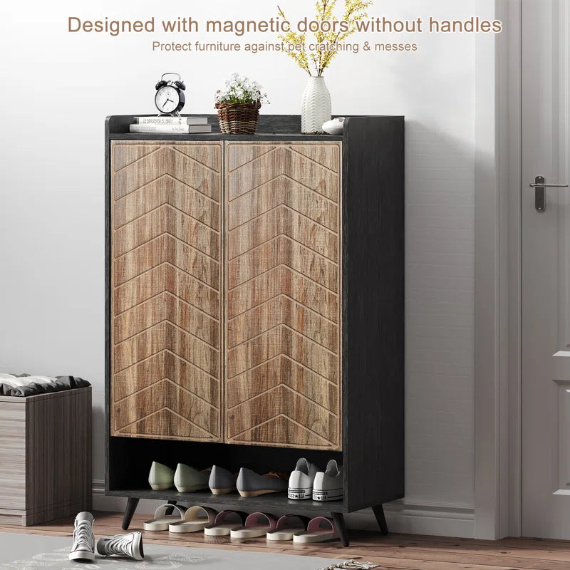 24 Pair Shoe Storage Cabinet OUCH CART