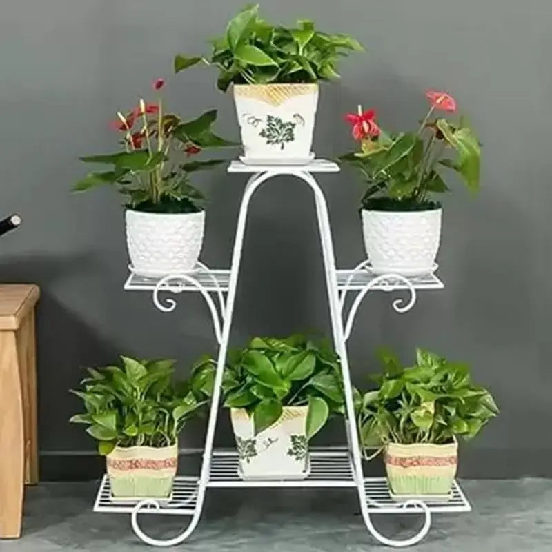 6 Tier Plant Stands for Indoors and Outdoors | Flower Pot Holder Ouch Cart