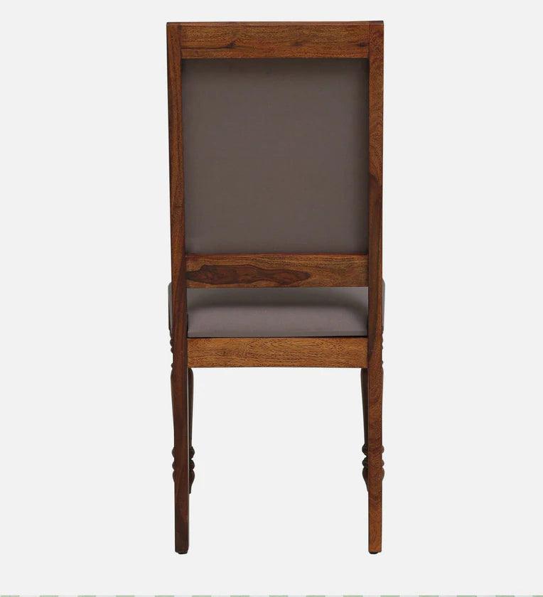 4 Seater Dining Set in Dark Walnut Finish - Ouch Cart