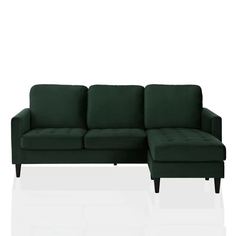 2 - Piece Upholstered Corner And L Shape Sofa Chaise - Ouch Cart