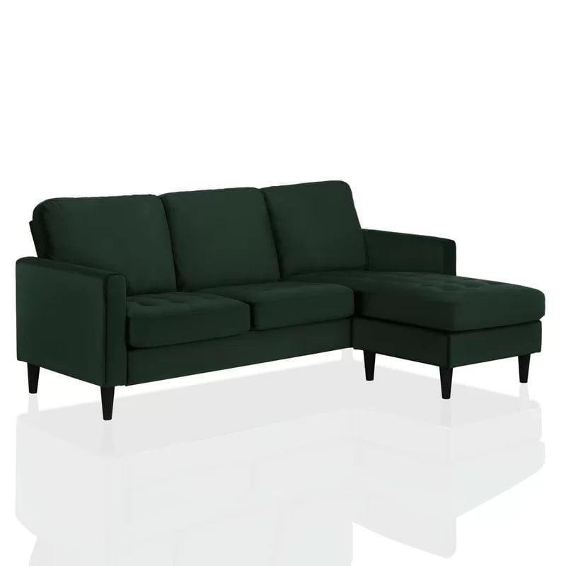 2 - Piece Upholstered Corner And L Shape Sofa Chaise - Ouch Cart