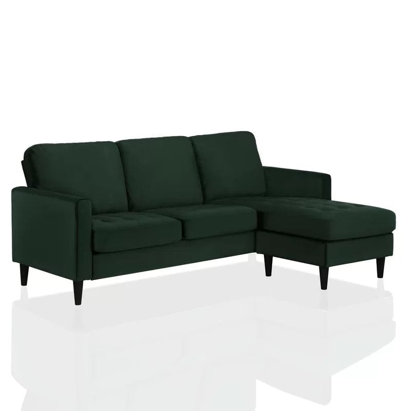 2 - Piece Upholstered Corner  And L Shape Sofa Chaise